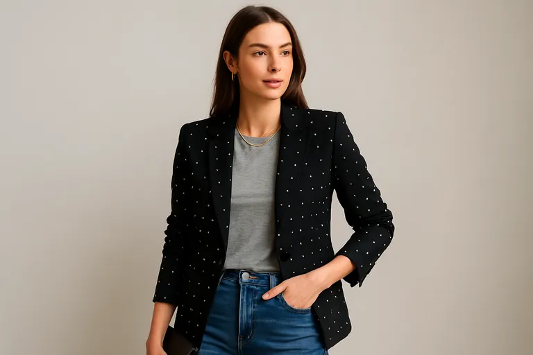 Hoe style je een blazer met studs