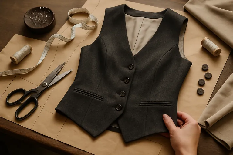 Naai jouw favoriete damesgilet met een gratis naaipatroon en perfecte pasvorm