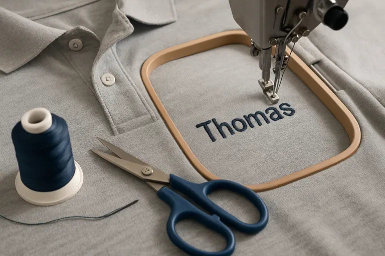 Personaliseer je kleding met een geborduurde naam voor een stijlvolle, herkenbare uitstraling