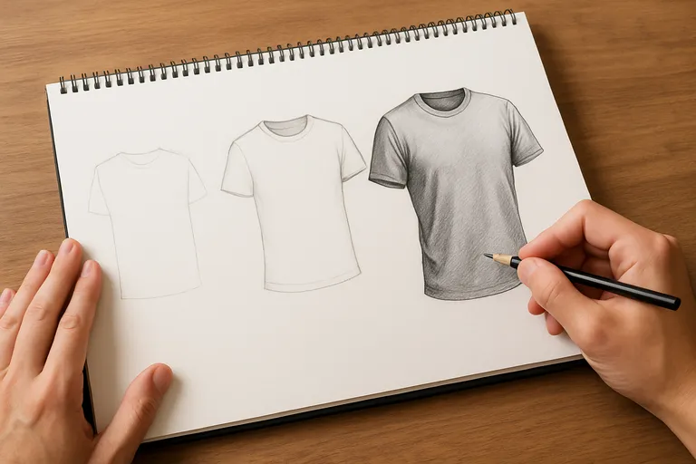 Stappenplan: zo teken je een T SHIRT stap voor stap