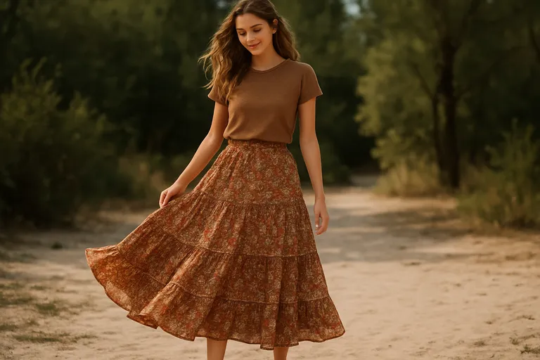 Wat is een bohemian rok